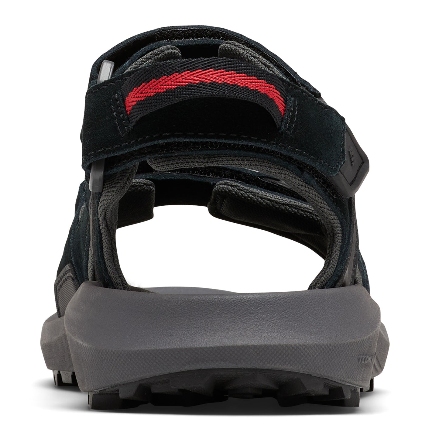Peltz Shoes  Men's Columbia Trailstorm Hiker 3 Strap Sandal BLACK 1987221-010