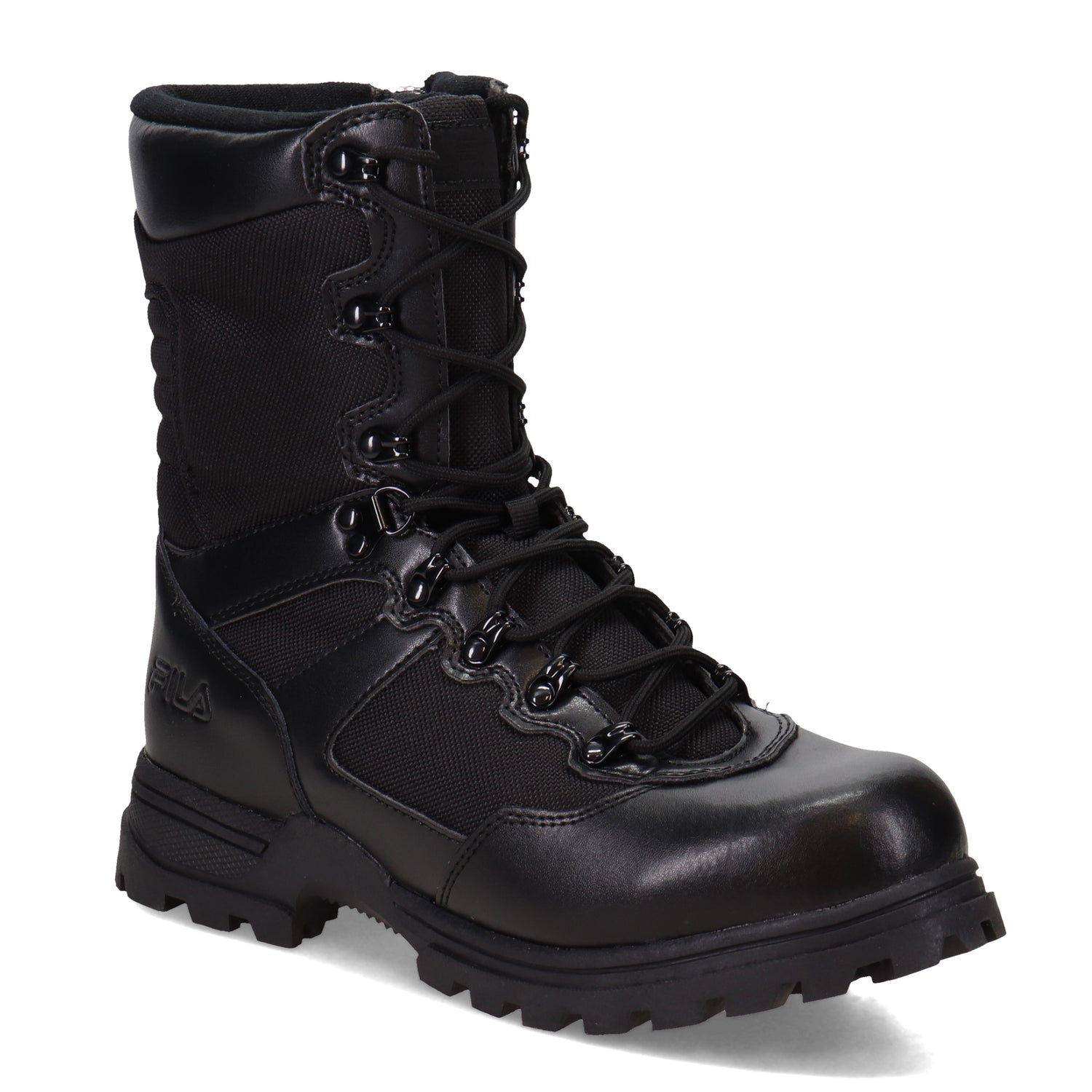 Peltz Shoes  Men's Fila Stormer Tactical Work Boot BLACK 1LM00117-001