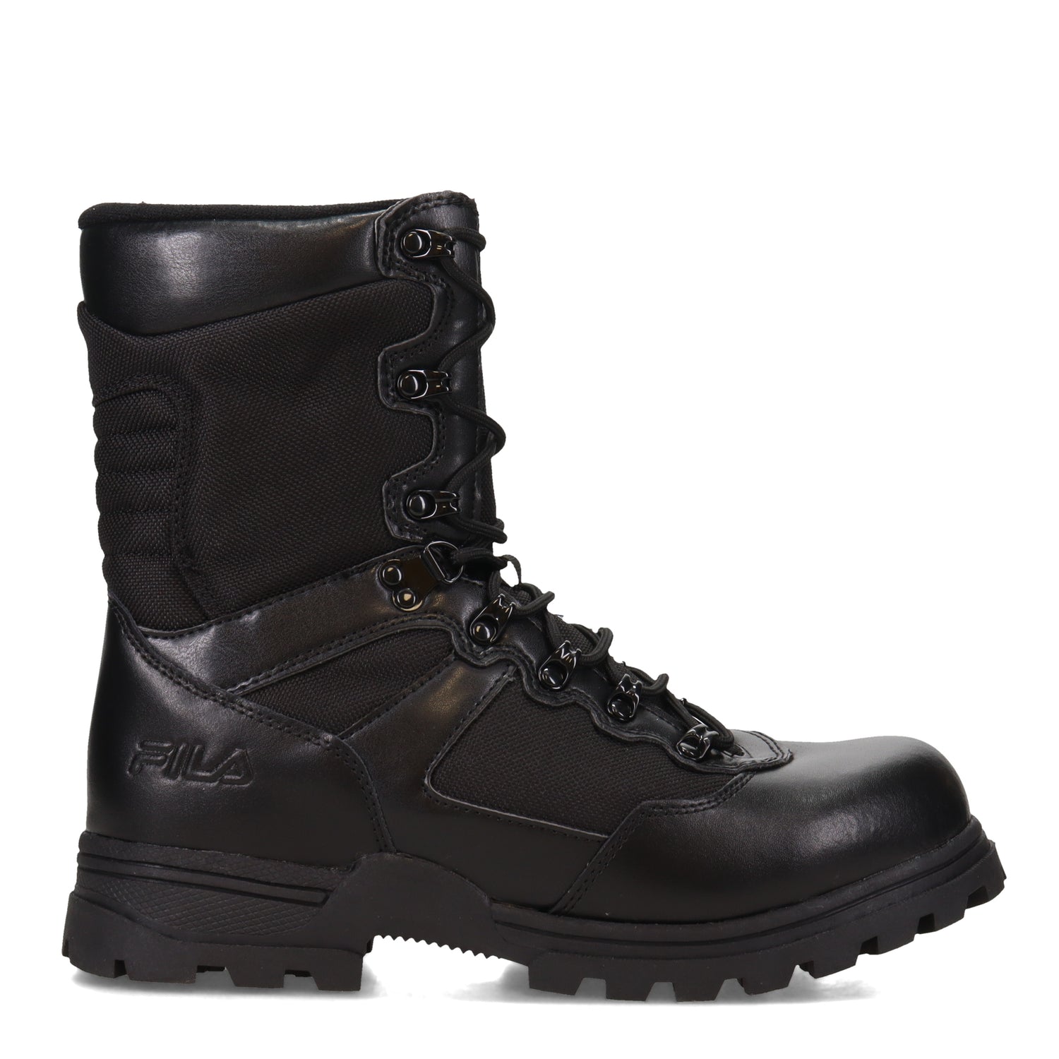 Peltz Shoes  Men's Fila Stormer Tactical Work Boot BLACK 1LM00117-001
