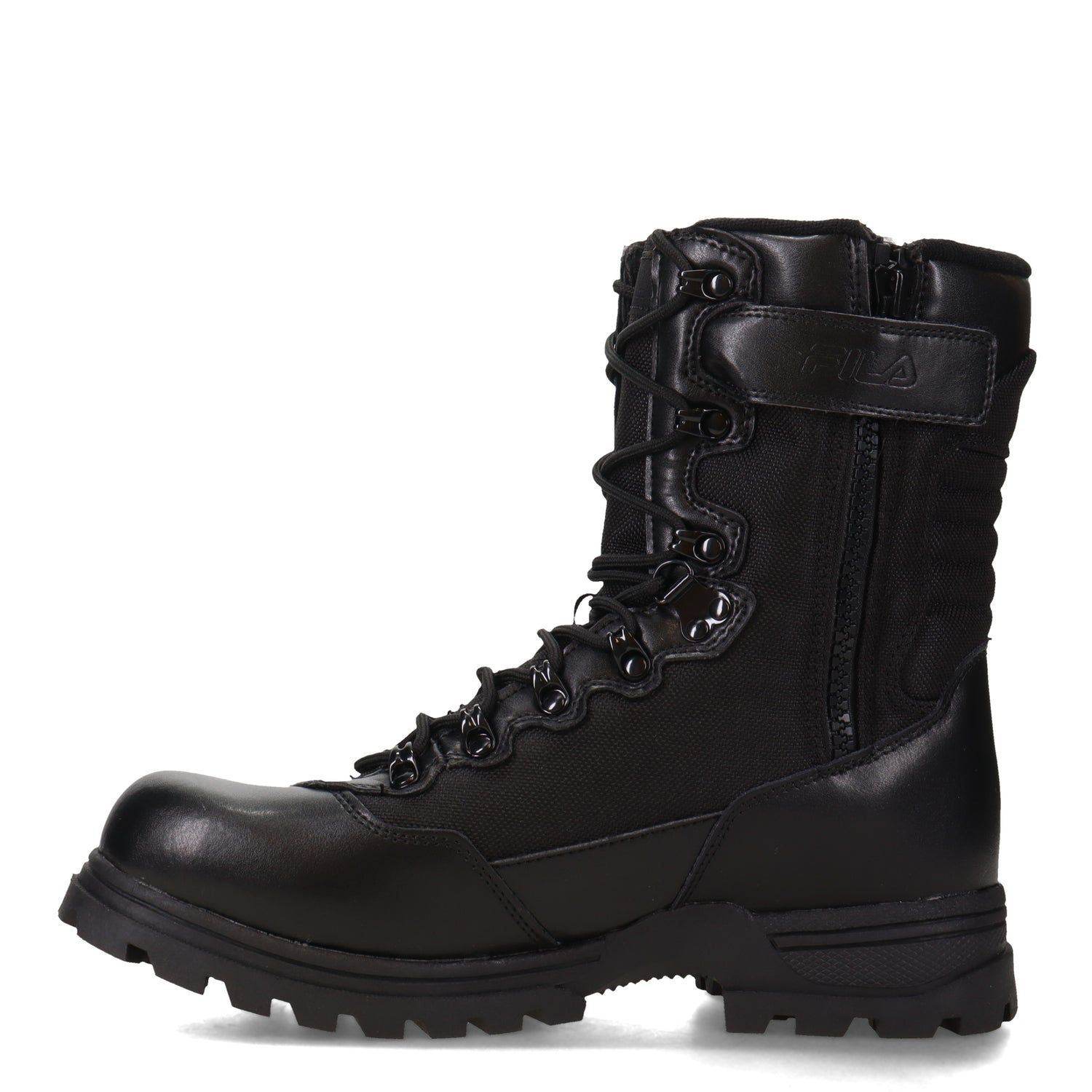 Peltz Shoes  Men's Fila Stormer Tactical Work Boot BLACK 1LM00117-001