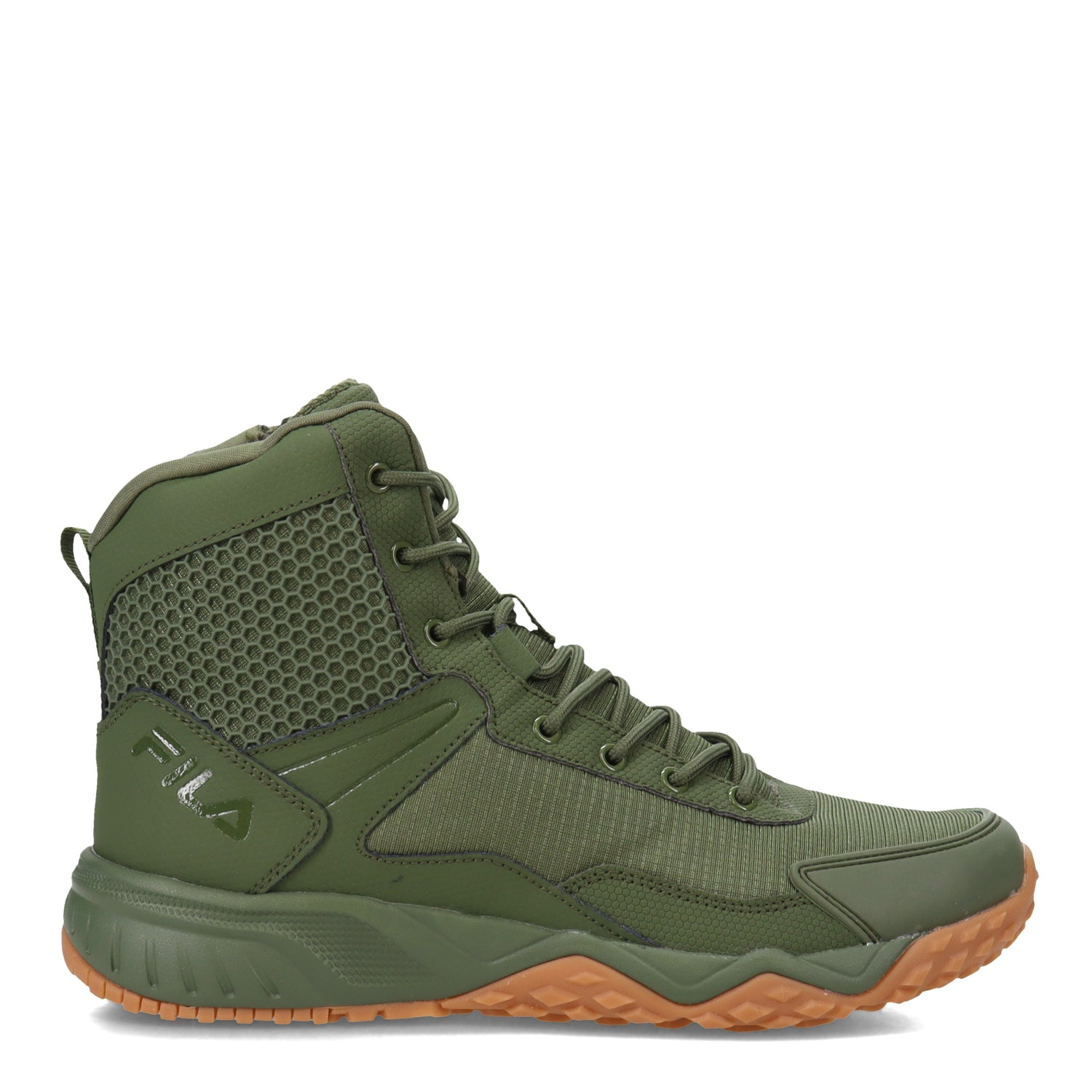 Peltz Shoes  Men's Fila Chastizer Work Boot GREEN 1LM00358-353