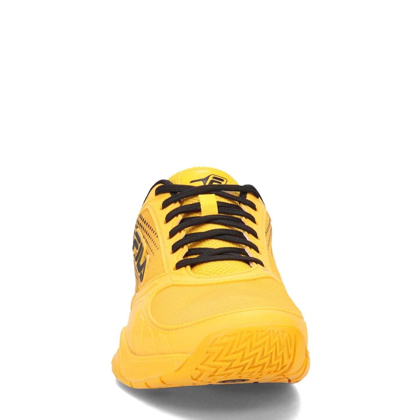 Peltz Shoes  Men's Fila Volley Zone Pickleball Shoe CITR/BLK/CITR 1PM00597-706