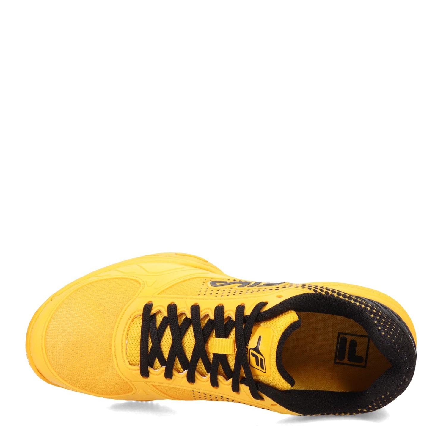 Peltz Shoes  Men's Fila Volley Zone Pickleball Shoe CITR/BLK/CITR 1PM00597-706