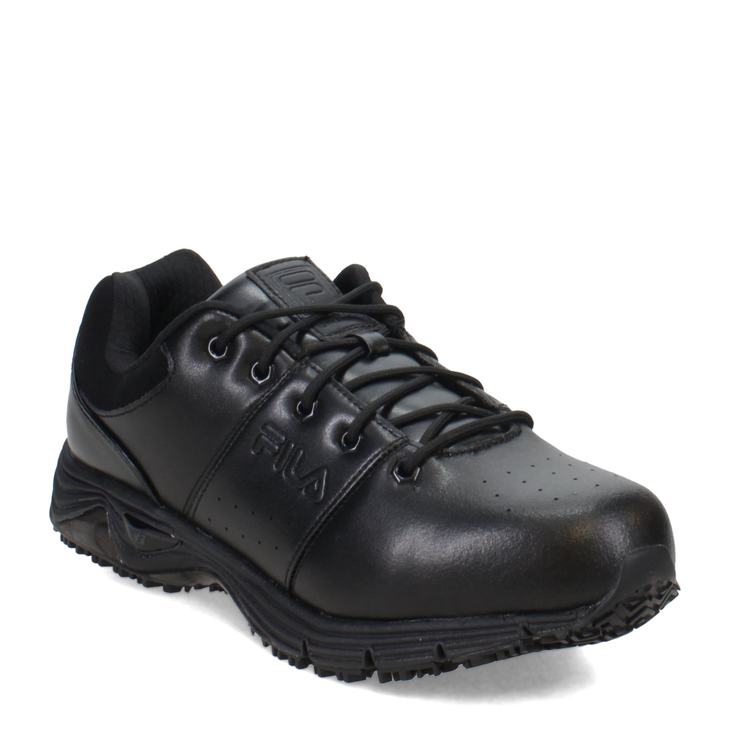 Peltz Shoes  Men's Fila Memory Breach SR ST Shoes BLACK 1SH40239-001