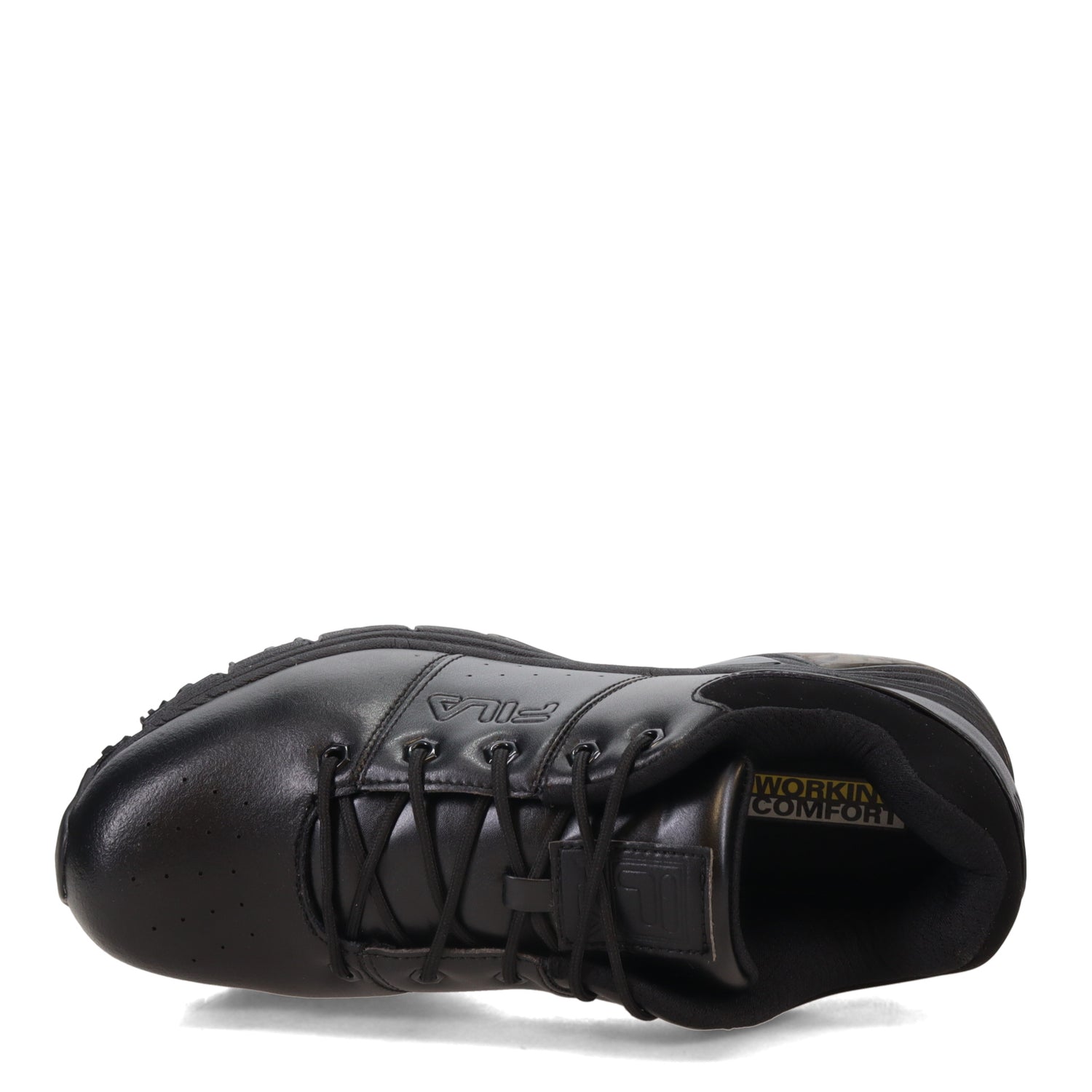 Peltz Shoes  Men's Fila Memory Breach SR ST Shoes BLACK 1SH40239-001
