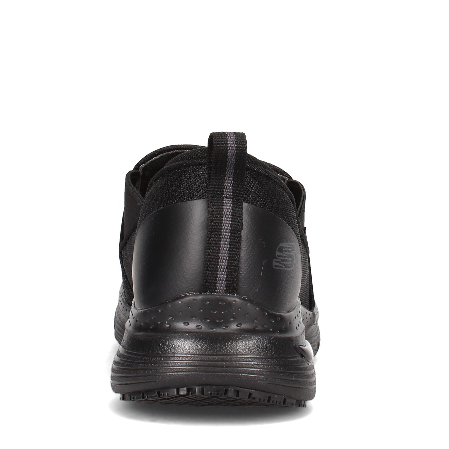 Peltz Shoes  Men's Skechers Arch Fit SR - Tineid Work Shoe Black 200026-BLK