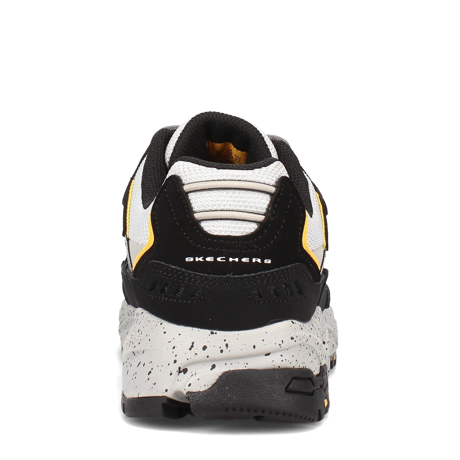 Peltz Shoes  Men's Skechers Stamina ST Sneaker BLACK / GRAY 200033-BKGY