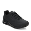 Peltz Shoes  Men's Skechers Work Relaxed Fit: Uno SR - Sutal Sneaker BLACK 200054-BLK
