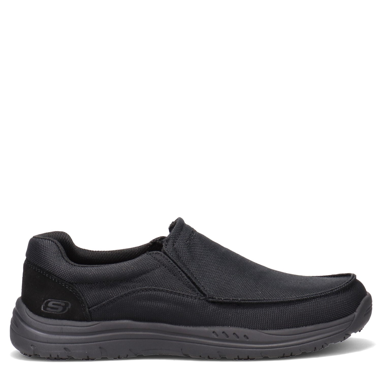 Peltz Shoes  Men's Skechers Otsego - Kanvie SR Slip-On BLACK 200068-BLK