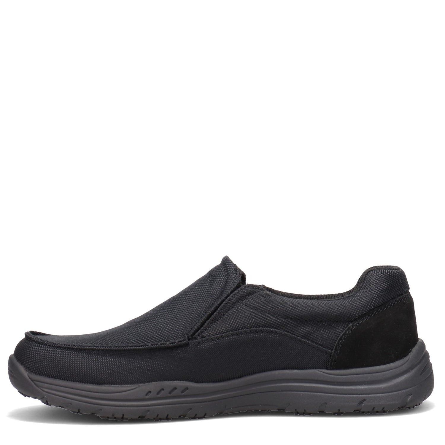 Peltz Shoes  Men's Skechers Otsego - Kanvie SR Slip-On BLACK 200068-BLK