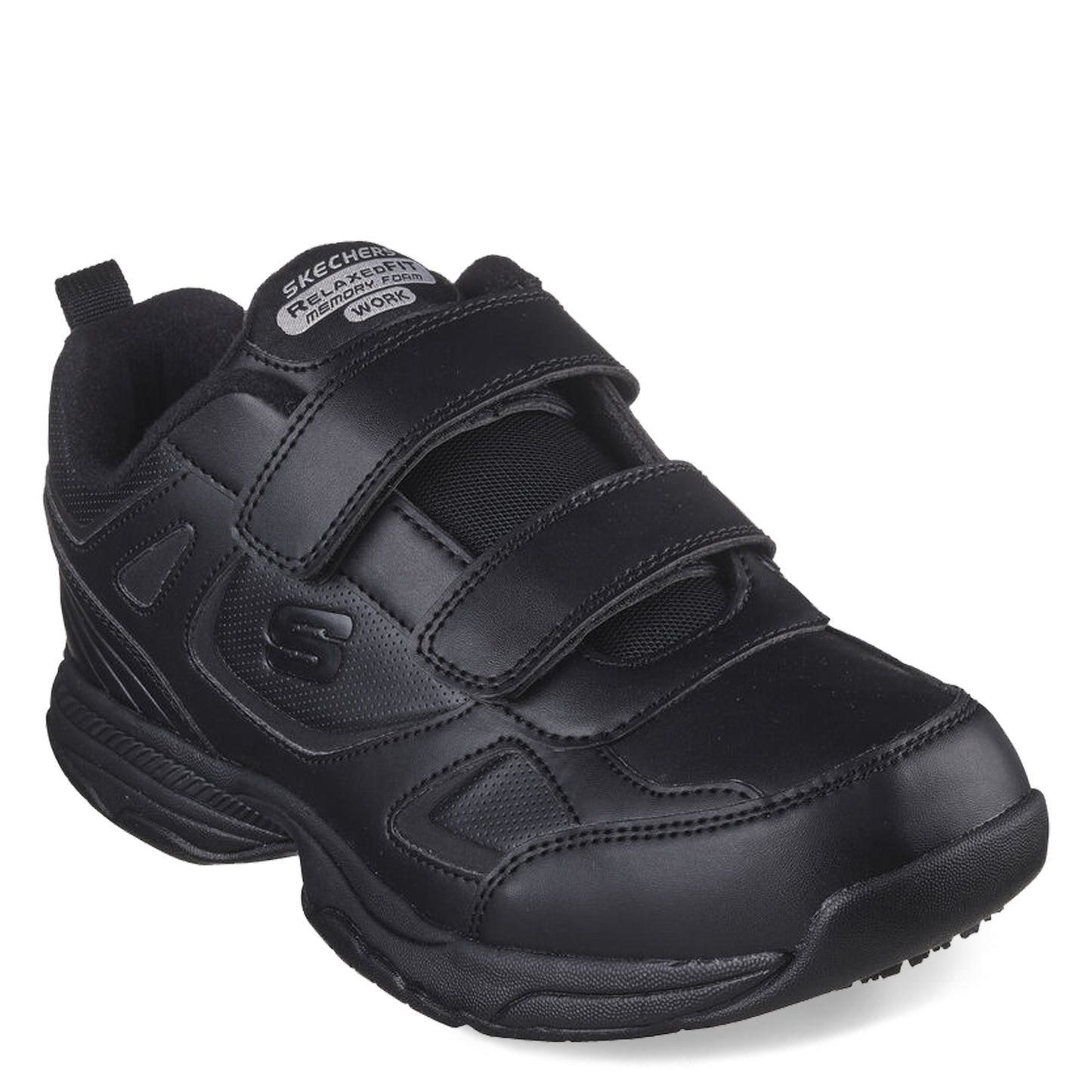 Peltz Shoes  Men's Skechers Dighton – Rolind SR Work Shoe – Extra Wide Width Black 200200WW-BLK