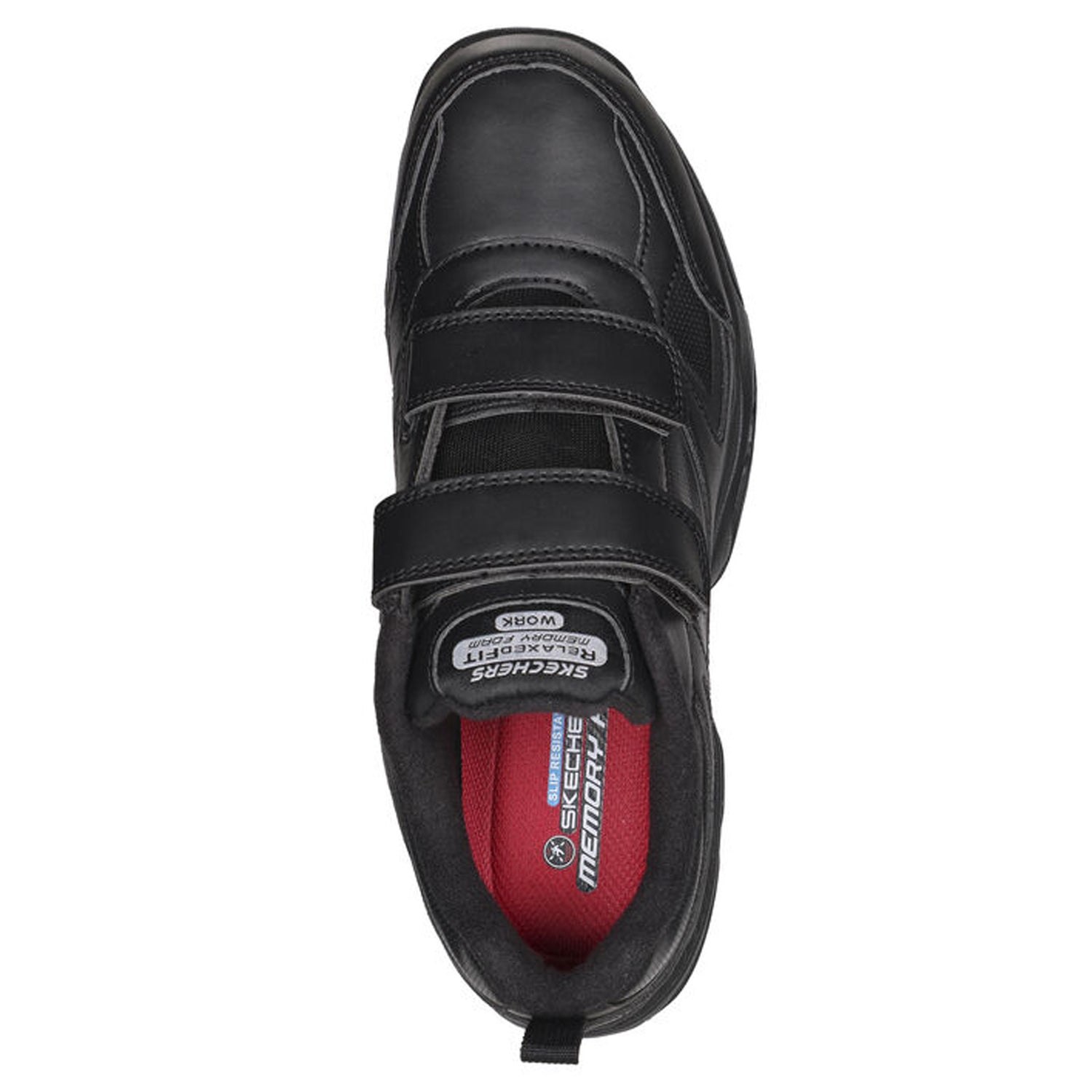 Peltz Shoes  Men's Skechers Dighton – Rolind SR Work Shoe – Extra Wide Width Black 200200WW-BLK