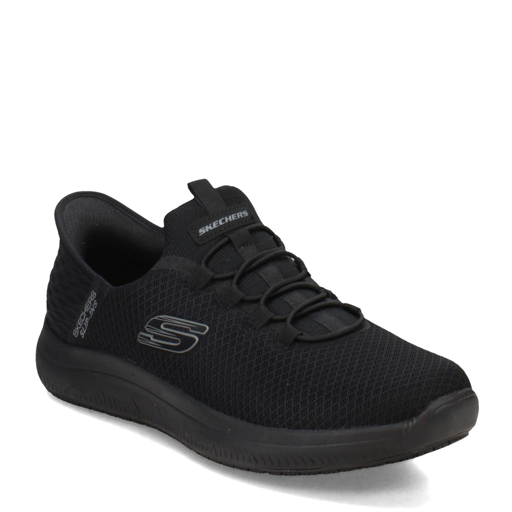 Men's Skechers Slip-Ins: Colsin SR Work Shoe - Wide Width BLACK/BLACK 200205W-BBK