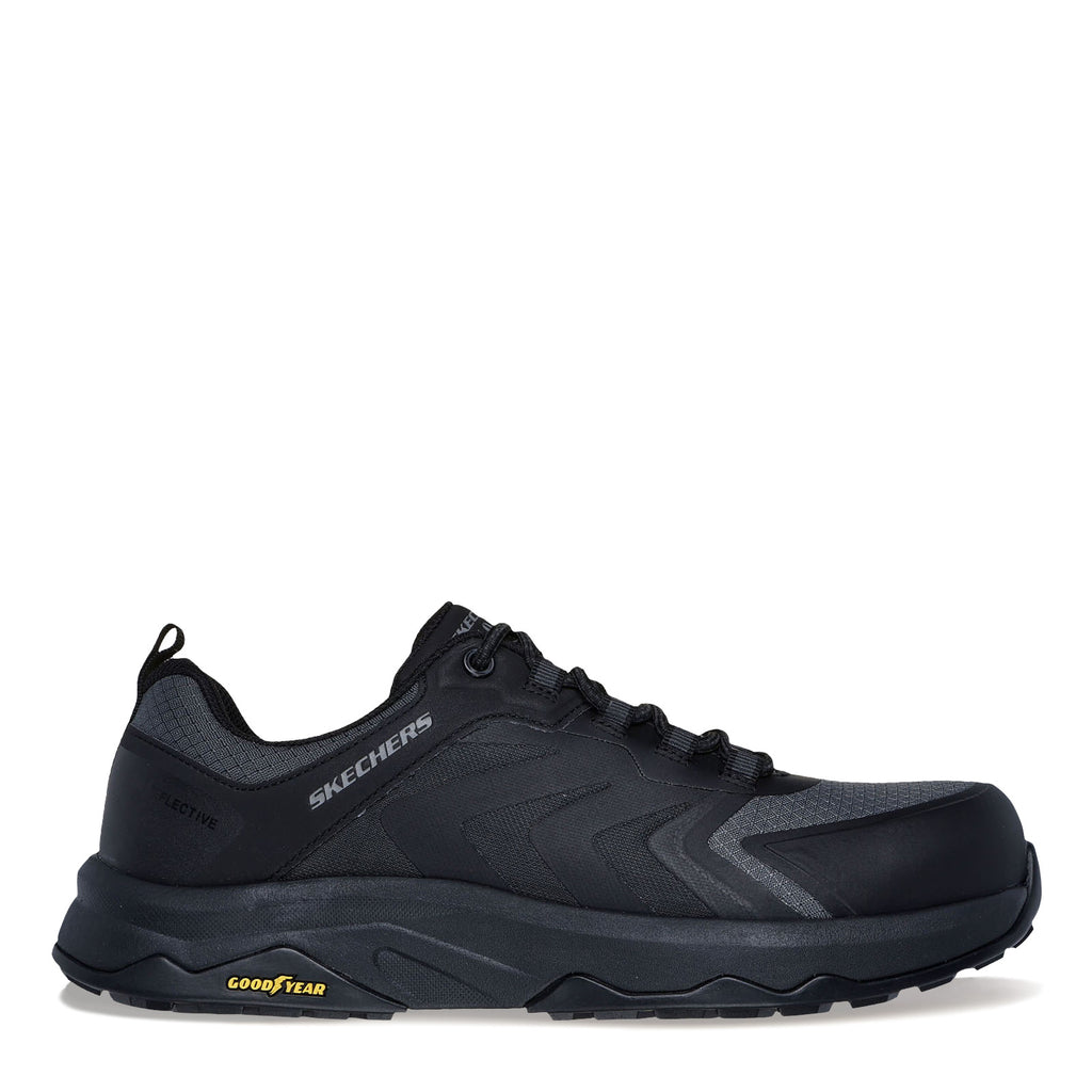 Men's Skechers Work Speed-Flex Trekker Sneaker BLACK 200255-BLK