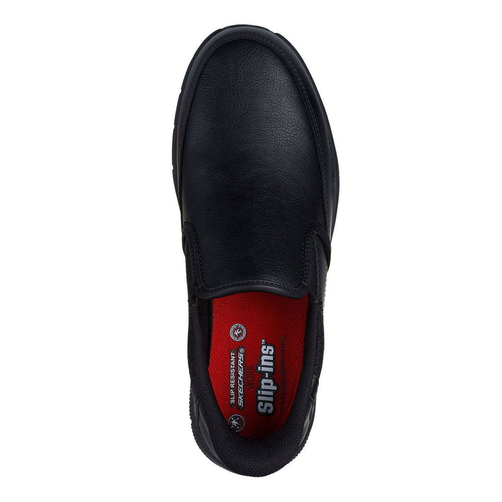 Men's Skechers Work Slip-ins Work: Nampa - Broxtin Sneaker BLACK 200304-BLK