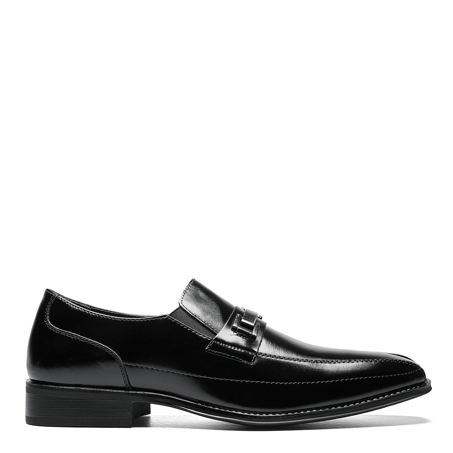 Peltz Shoes  Men's Stacy Adams Wakefield Loafer BLACK 20141-001