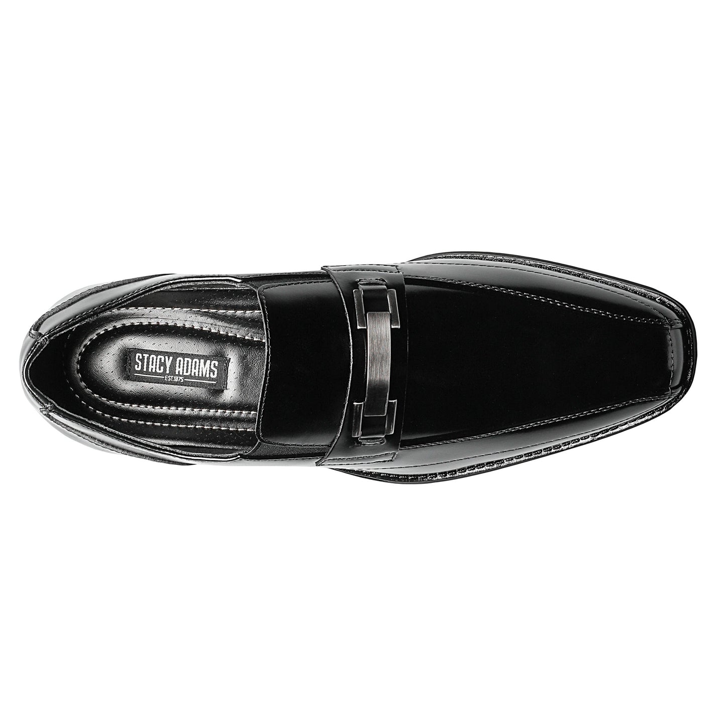 Peltz Shoes  Men's Stacy Adams Wakefield Loafer BLACK 20141-001