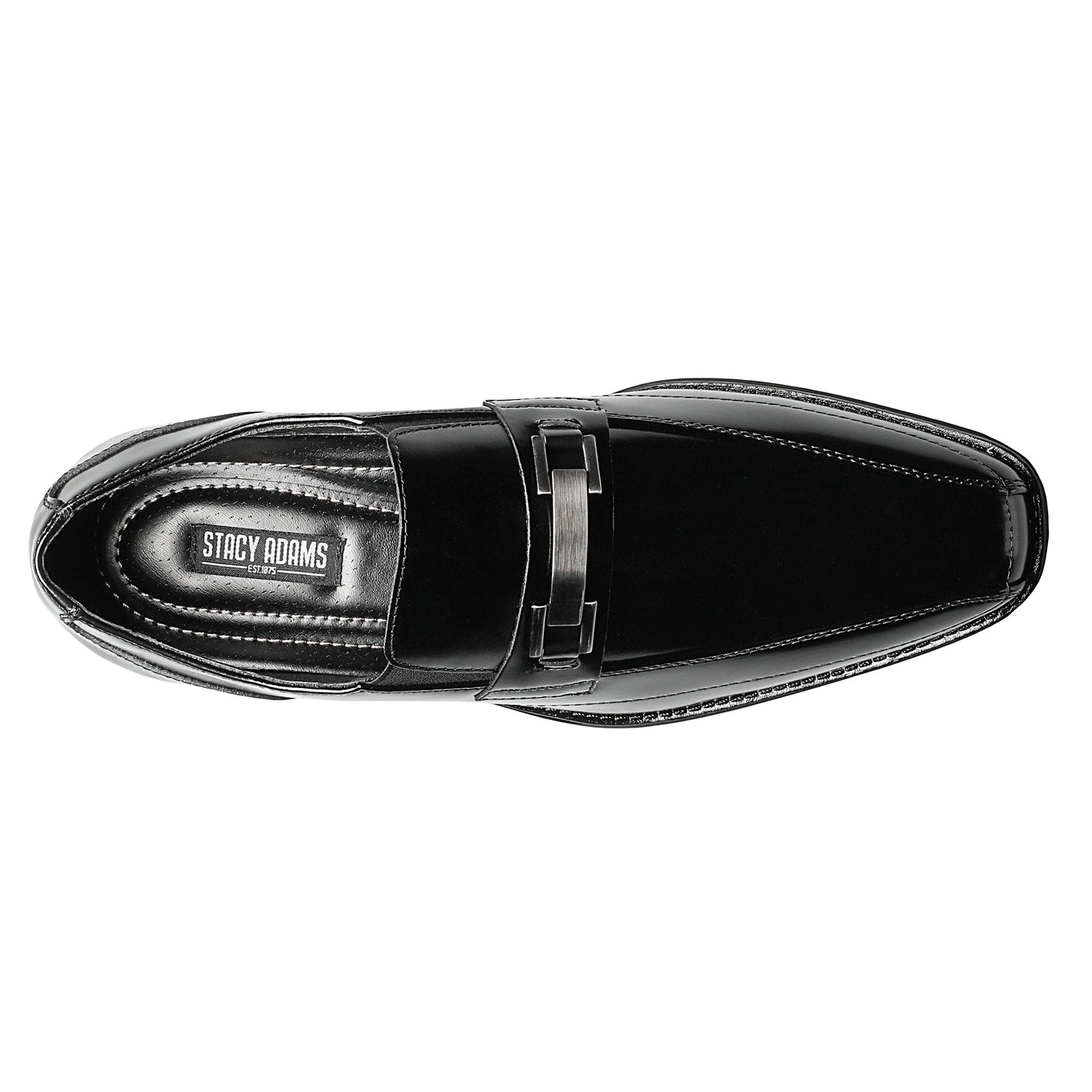 Peltz Shoes  Men's Stacy Adams Wakefield Loafer BLACK 20141-001