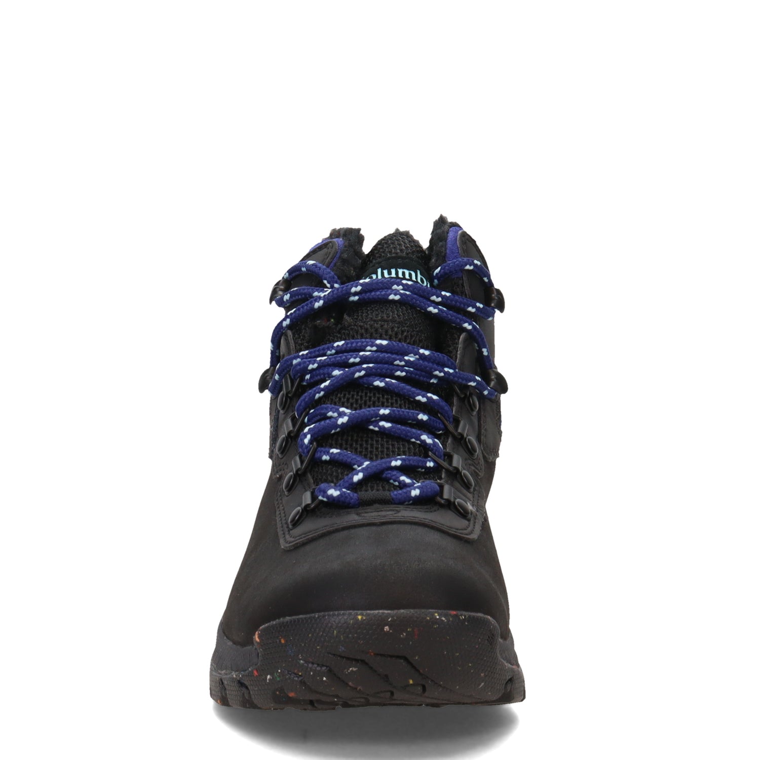 Peltz Shoes  Women's Columbia  Newton Ridge Plus Omni-Heat Boot BLACK 2015691-010