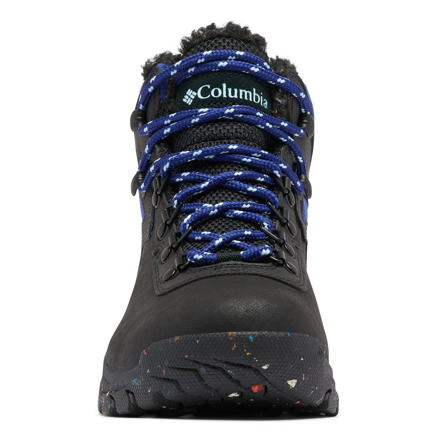 Peltz Shoes  Women's Columbia  Newton Ridge Plus Omni-Heat Boot SAND 2015691-252