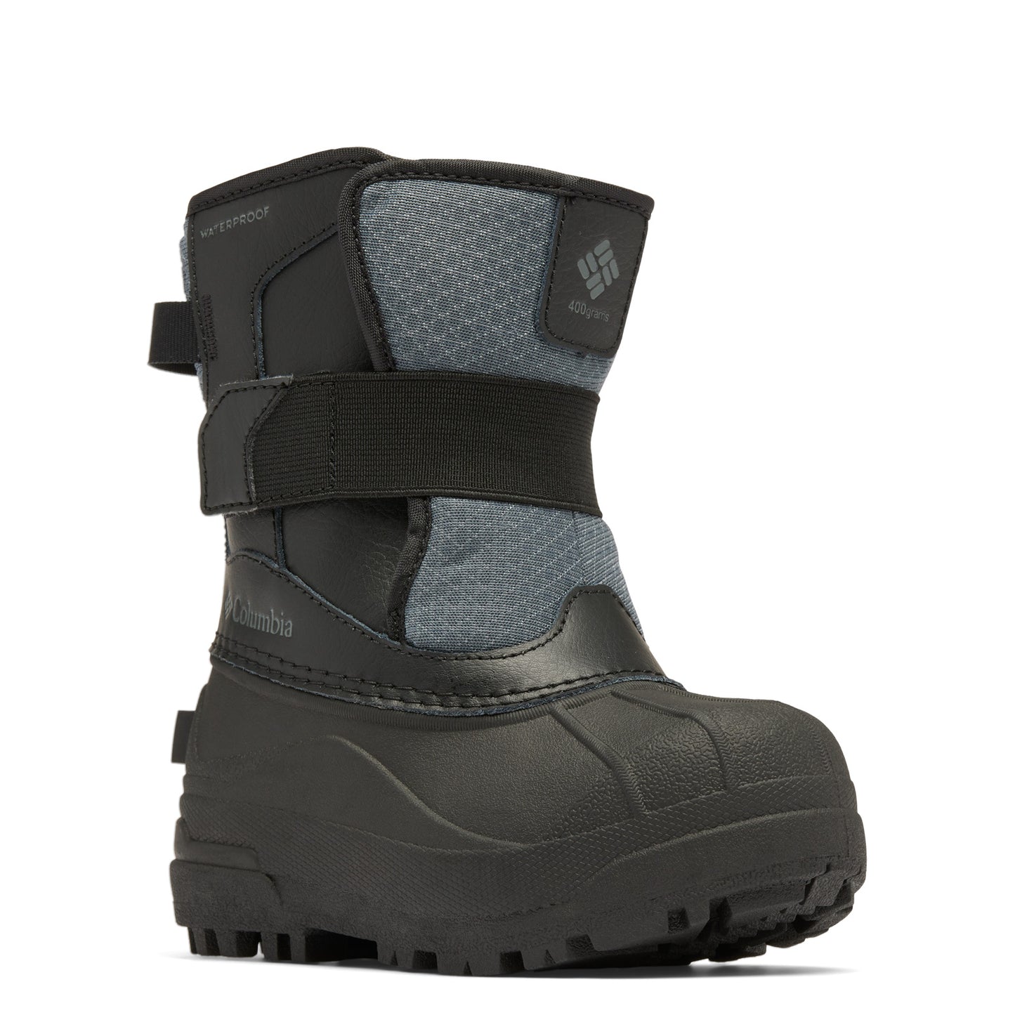 Peltz Shoes  Kid's Columbia Bugaboot Snow Boot – Toddler & Little Kid BLACK GREY 2020152-010