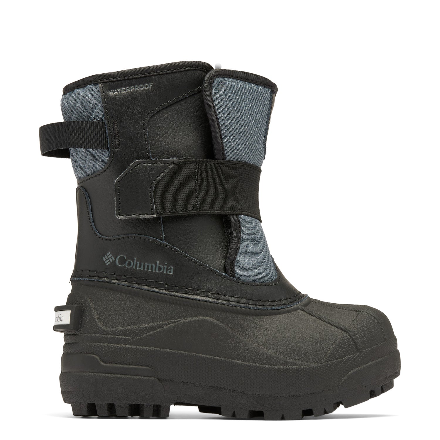 Peltz Shoes  Kid's Columbia Bugaboot Snow Boot – Toddler & Little Kid BLACK GREY 2020152-010