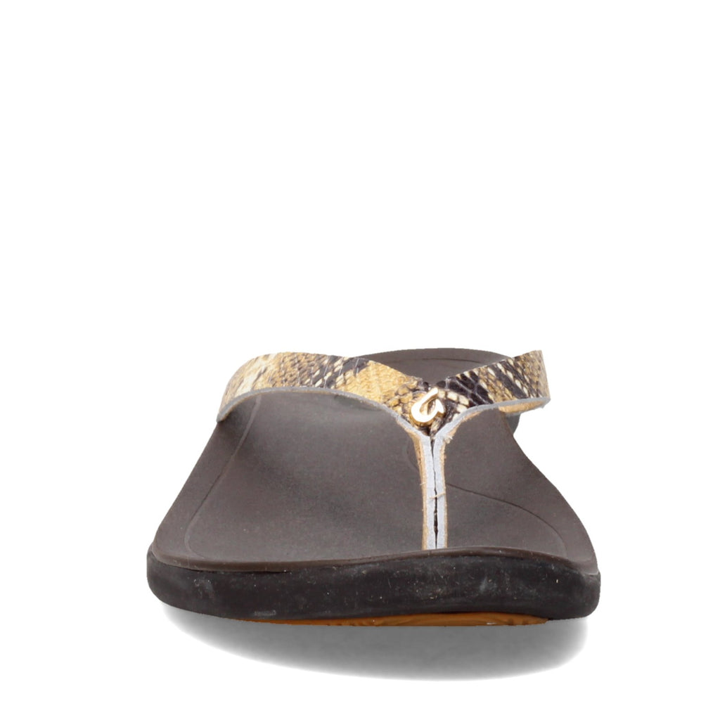 Women's OluKai Ho'opio Thong Sandal TAN 20290-34XQ