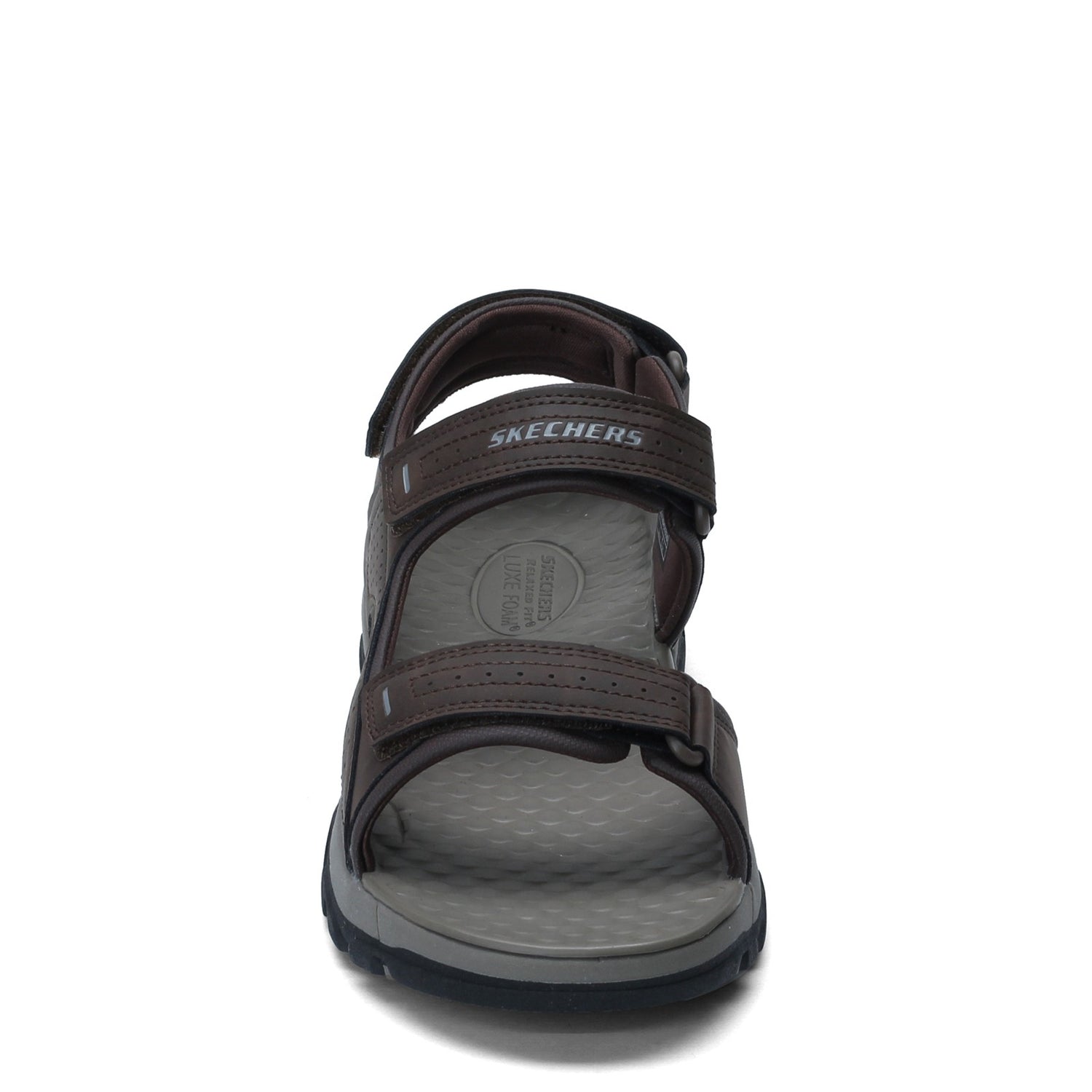Peltz Shoes  Men's Skechers Tresmen Garo Sandal - Wide Width CHOCOLATE 204105WW-CHOC