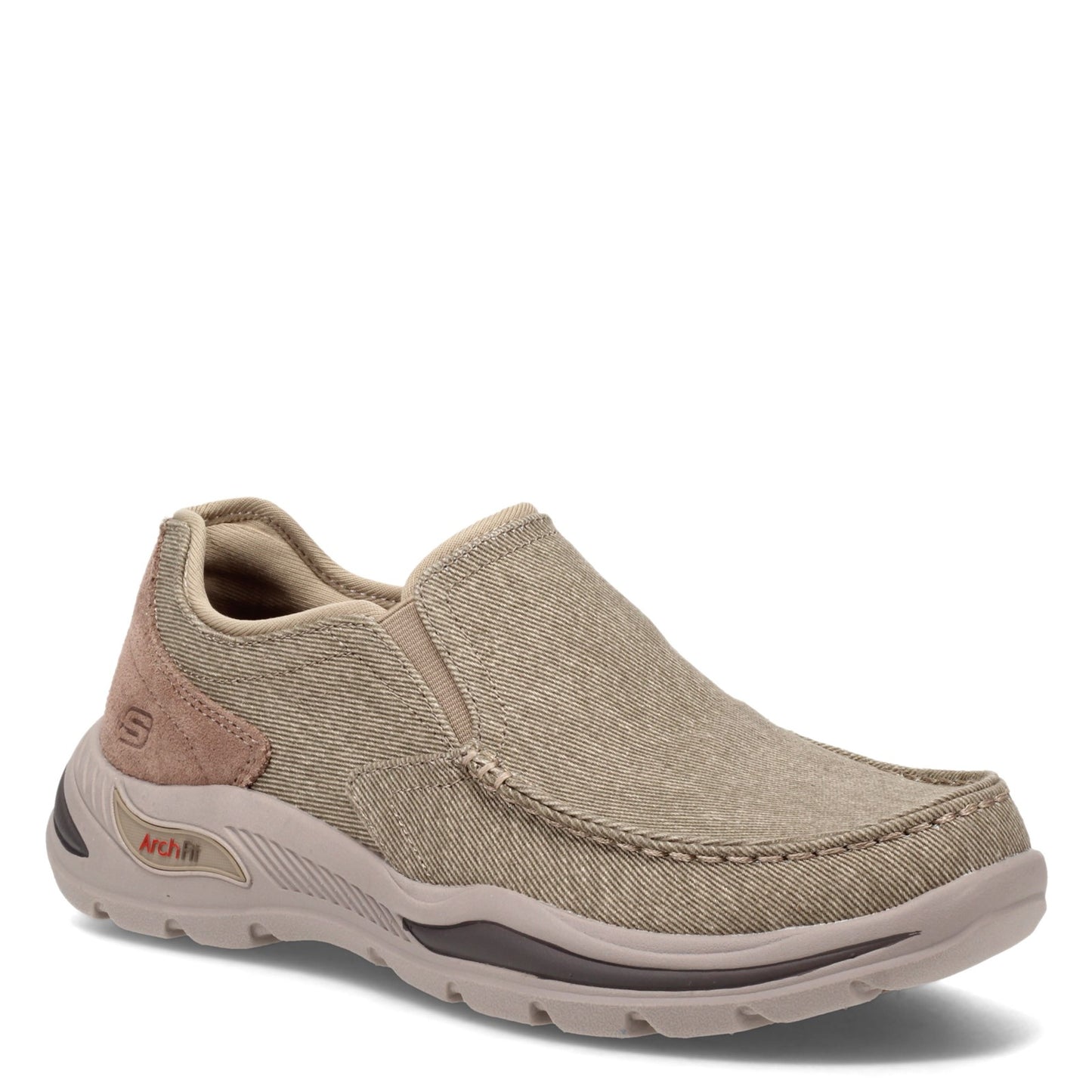 Peltz Shoes  Men's Skechers Arch Fit Motley - Rolens Slip-On - Wide Width TAN 204178WW-TAN