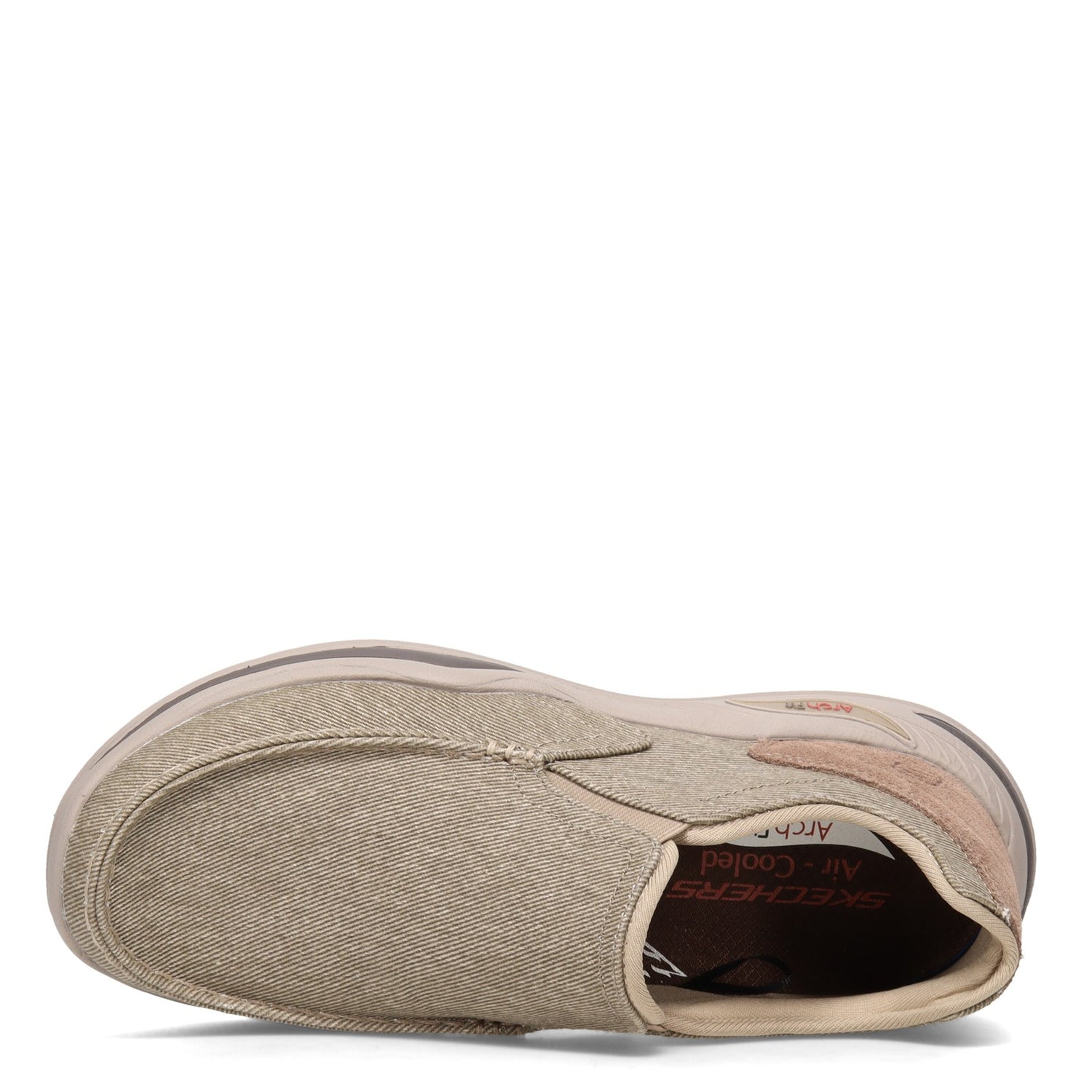 Peltz Shoes  Men's Skechers Arch Fit Motley - Rolens Slip-On - Wide Width TAN 204178WW-TAN