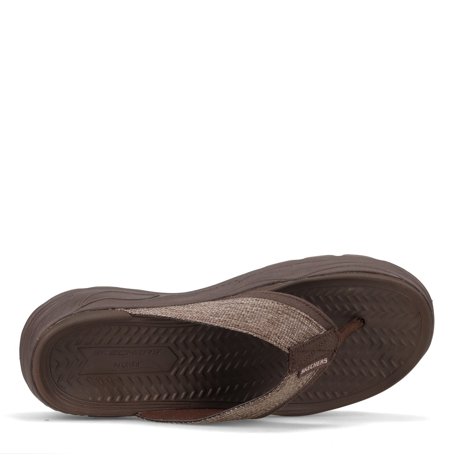 Peltz Shoes  Men's Skechers Arch Fit Motley SD - Dolano Sandal - Wide Width CHOCOLATE 204345WW-CHOC