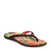 Peltz Shoes  Women's OluKai Ho'opio Hau Sandal BLACK PINEAPPLE 20437-40PZ