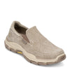 Peltz Shoes  Men's Skechers Relaxed Fit: Respected - Fallston Slip-On TAUPE 204387-TPE