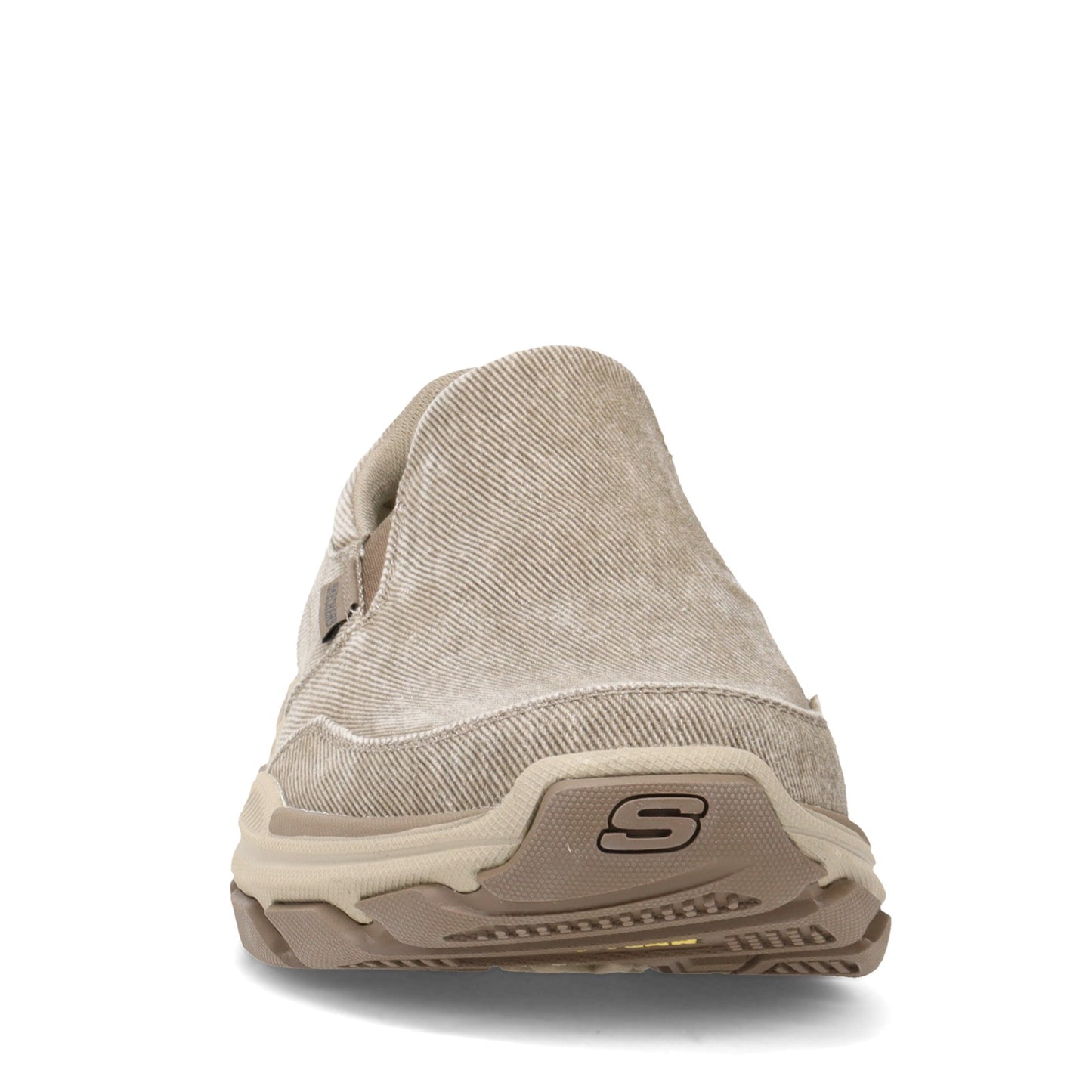 Peltz Shoes  Men's Skechers Relaxed Fit: Respected - Fallston Slip-On TAUPE 204387-TPE