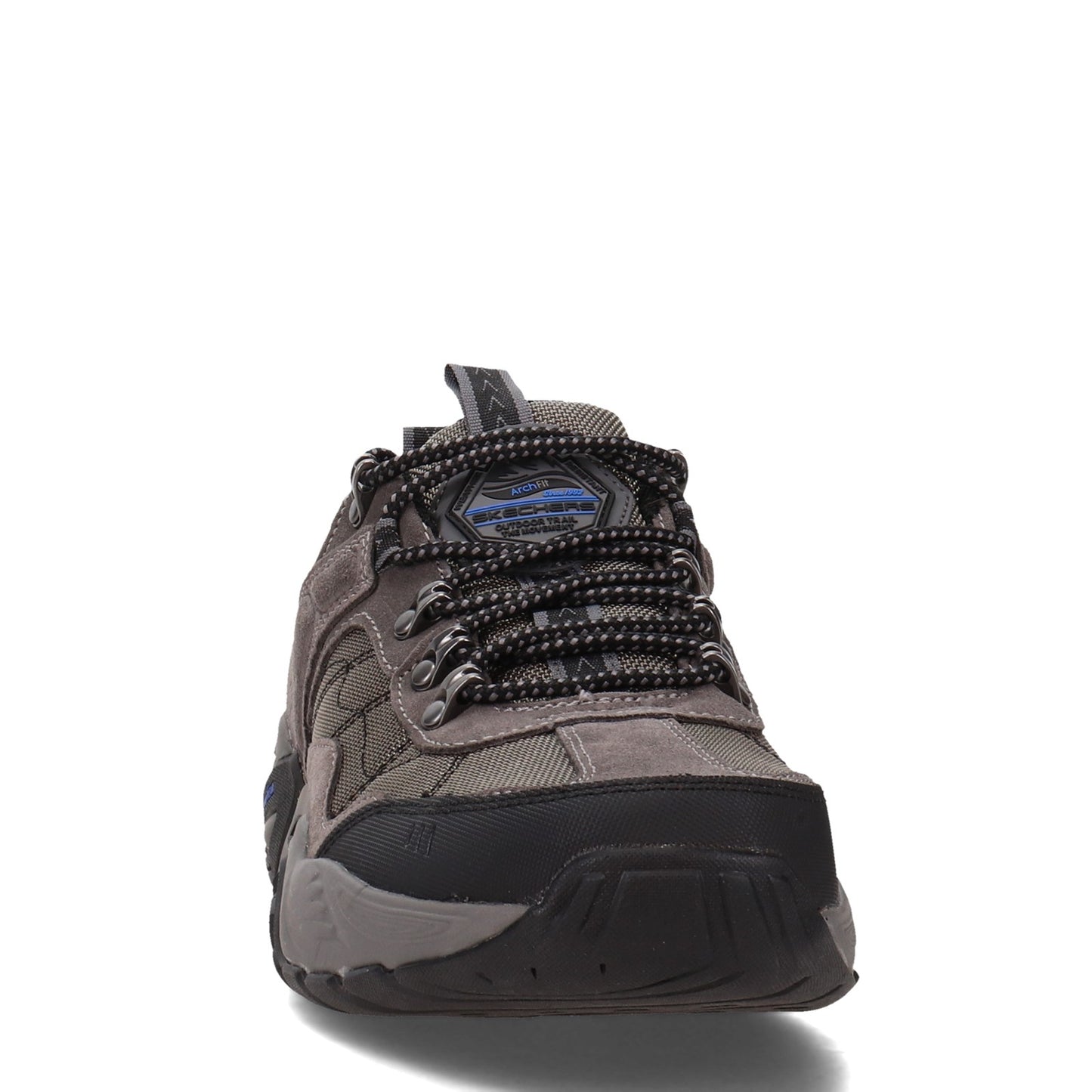 Peltz Shoes  Men's Skechers GOwalk Arch Fit - Recon Harbin Trail Shoe GRAY 204411-GRY