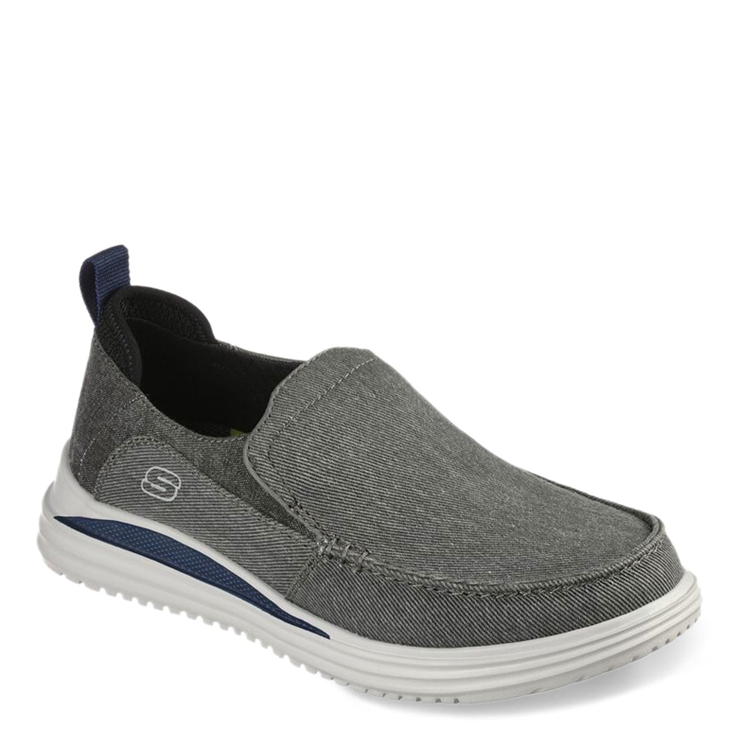 Peltz Shoes  Men's Skechers Proven - Evers Slip-On CHARCOAL 204472-CHAR