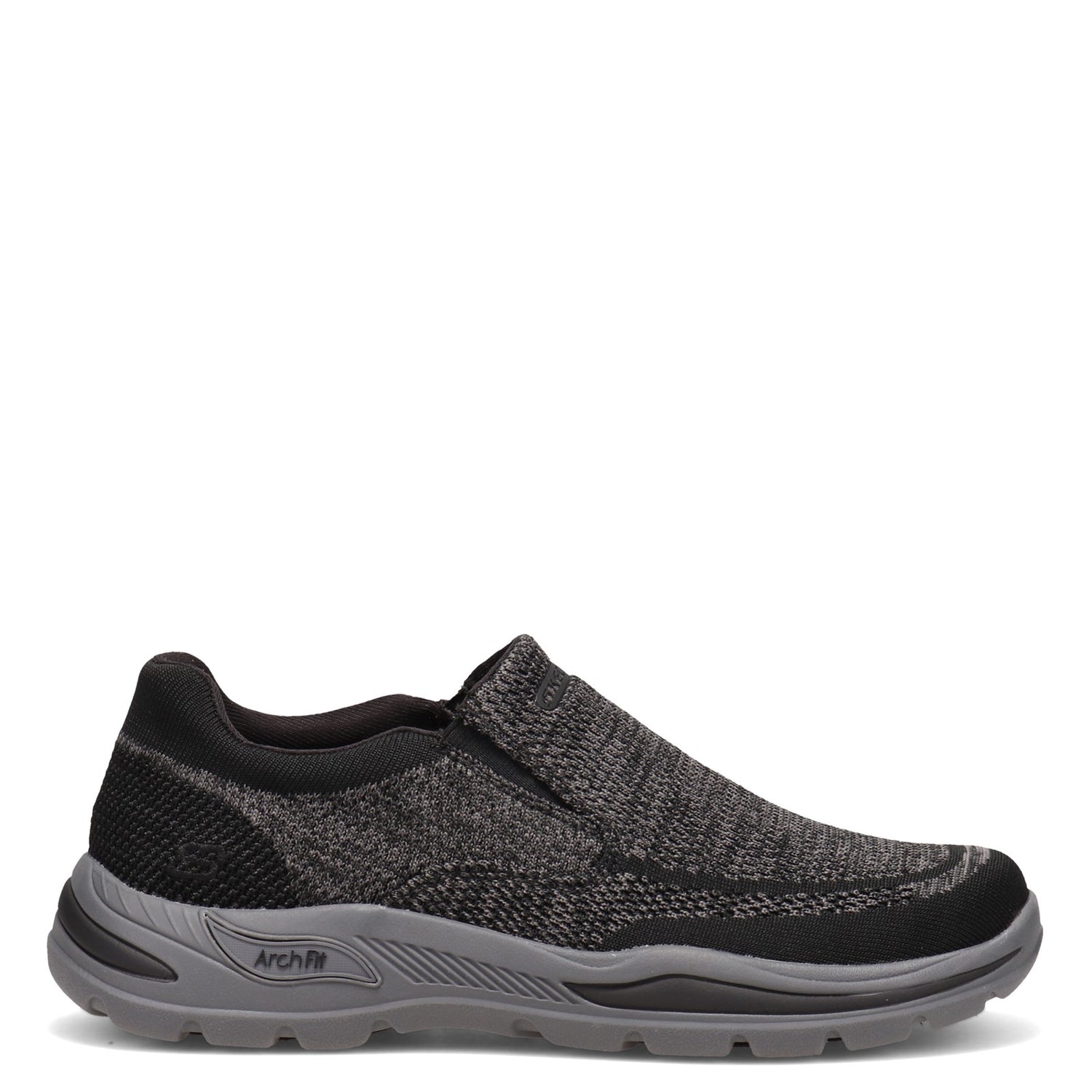 Peltz Shoes  Men's Skechers Arch Fit Motley - Vaseo Slip-On BLACK 204495-BLK