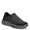 Peltz Shoes  Men's Skechers Arch Fit Motley - Vaseo Slip-On BLACK 204495-BLK
