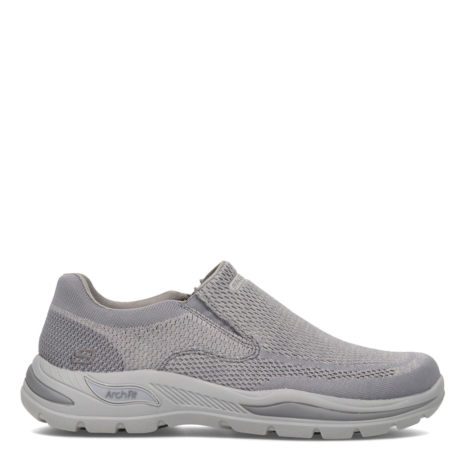 Peltz Shoes  Men's Skechers Arch Fit Motley - Vaseo Slip-On CHARCOAL 204495-CHAR