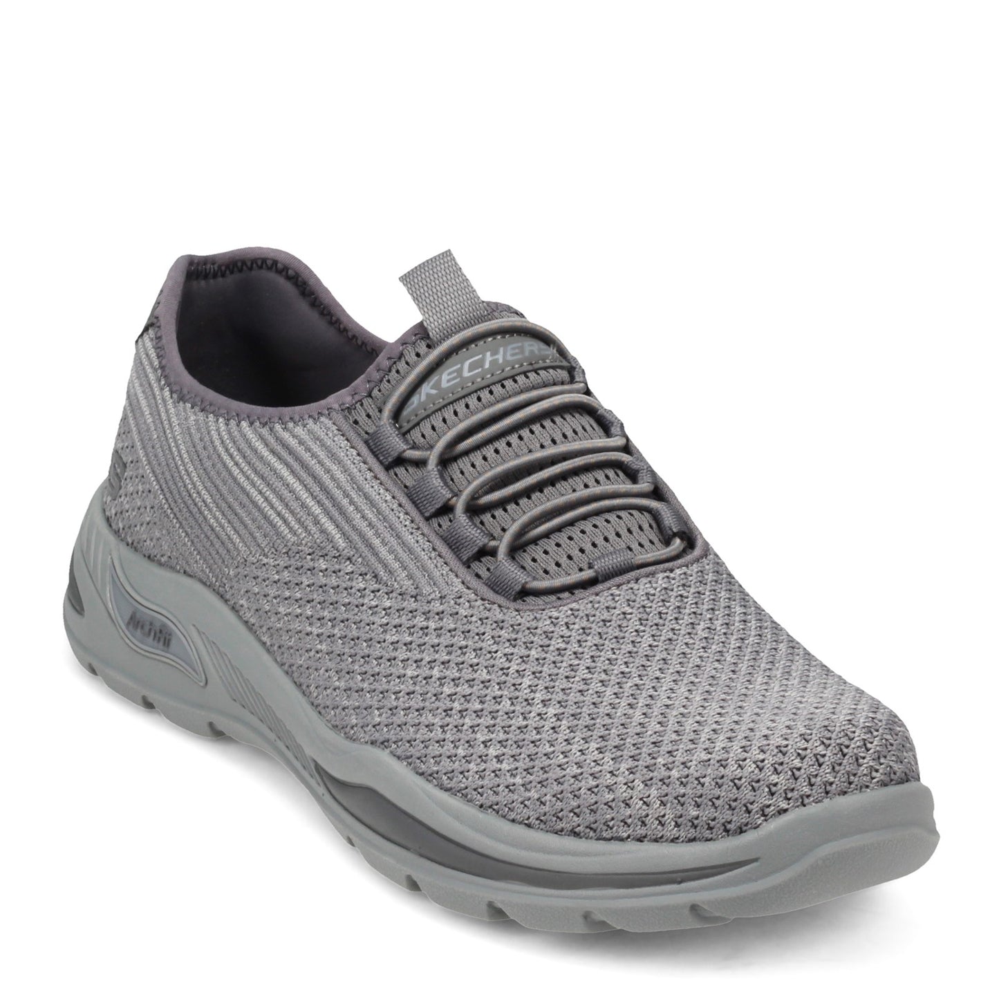 Peltz Shoes  Men's Skechers Arch Fit Motley - Harkin Slip-On GRAY 204496-GRY