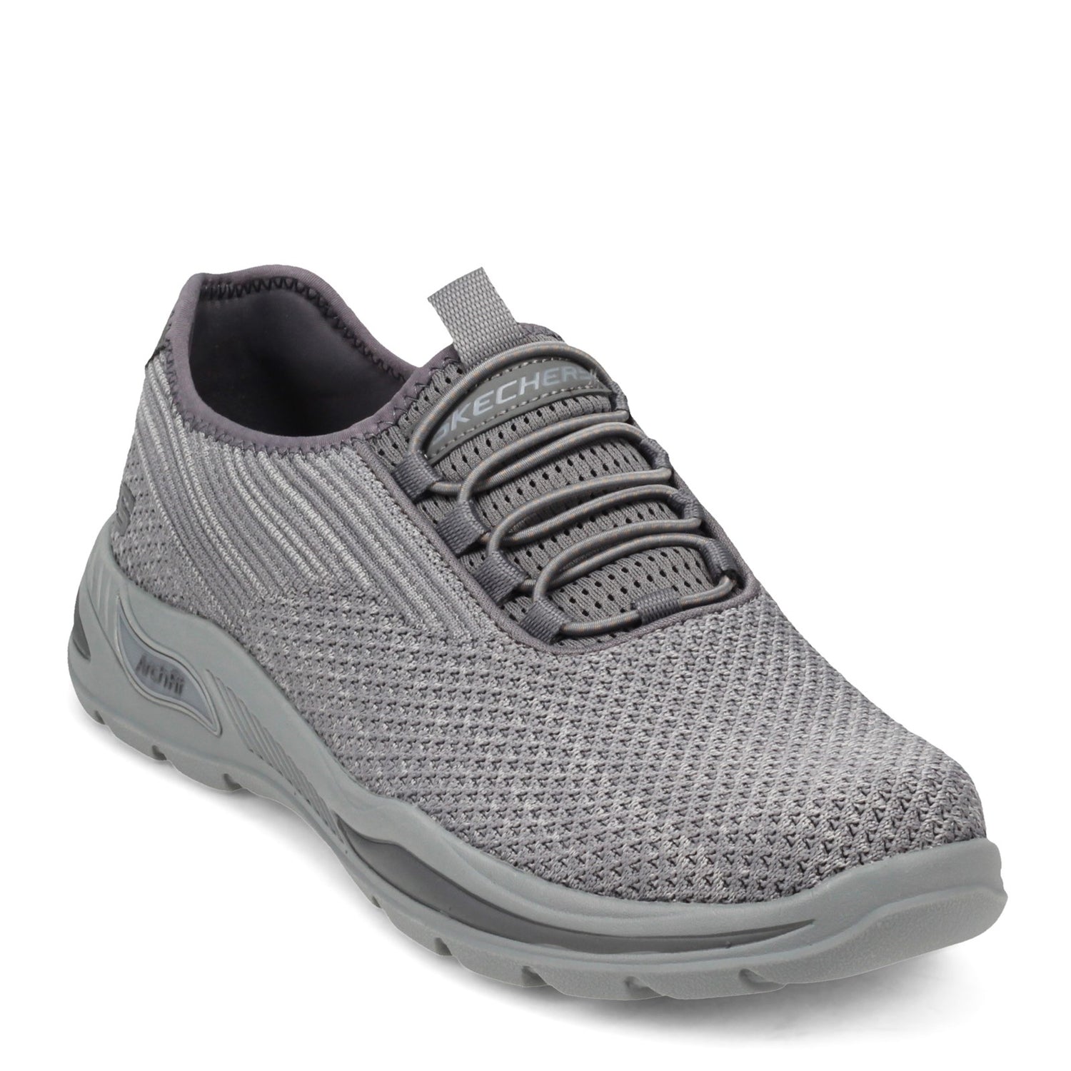 Peltz Shoes  Men's Skechers Arch Fit Motley - Harkin Slip-On GRAY 204496-GRY