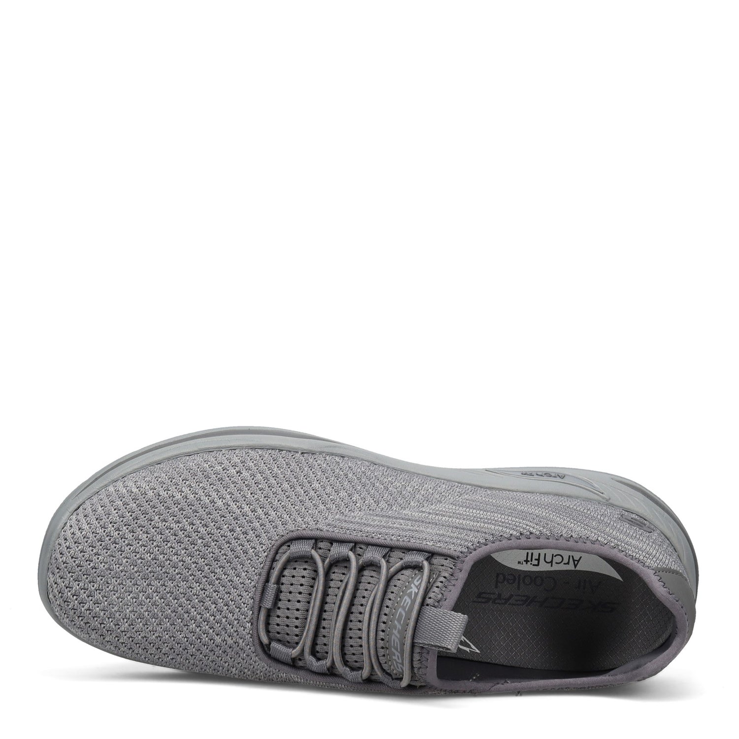 Peltz Shoes  Men's Skechers Arch Fit Motley - Harkin Slip-On GRAY 204496-GRY