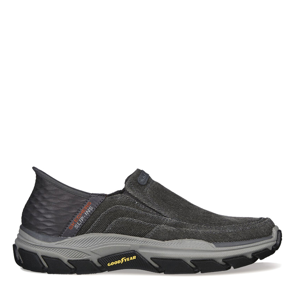 Men's Skechers Slip-ins Relaxed Fit: Respected - Holmgren Slip-On CHARCOAL CANVAS 204809-CHAR