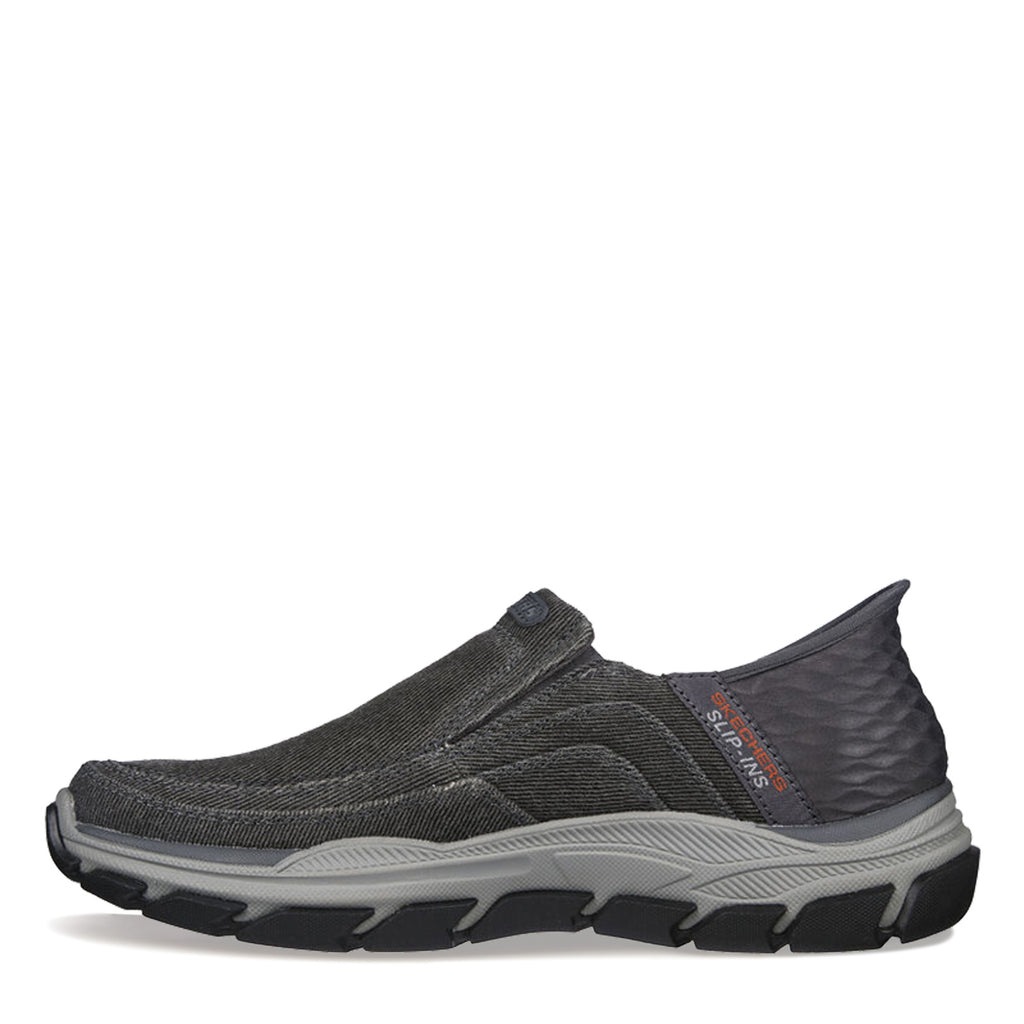 Men's Skechers Slip-ins Relaxed Fit: Respected - Holmgren Slip-On CHARCOAL CANVAS 204809-CHAR
