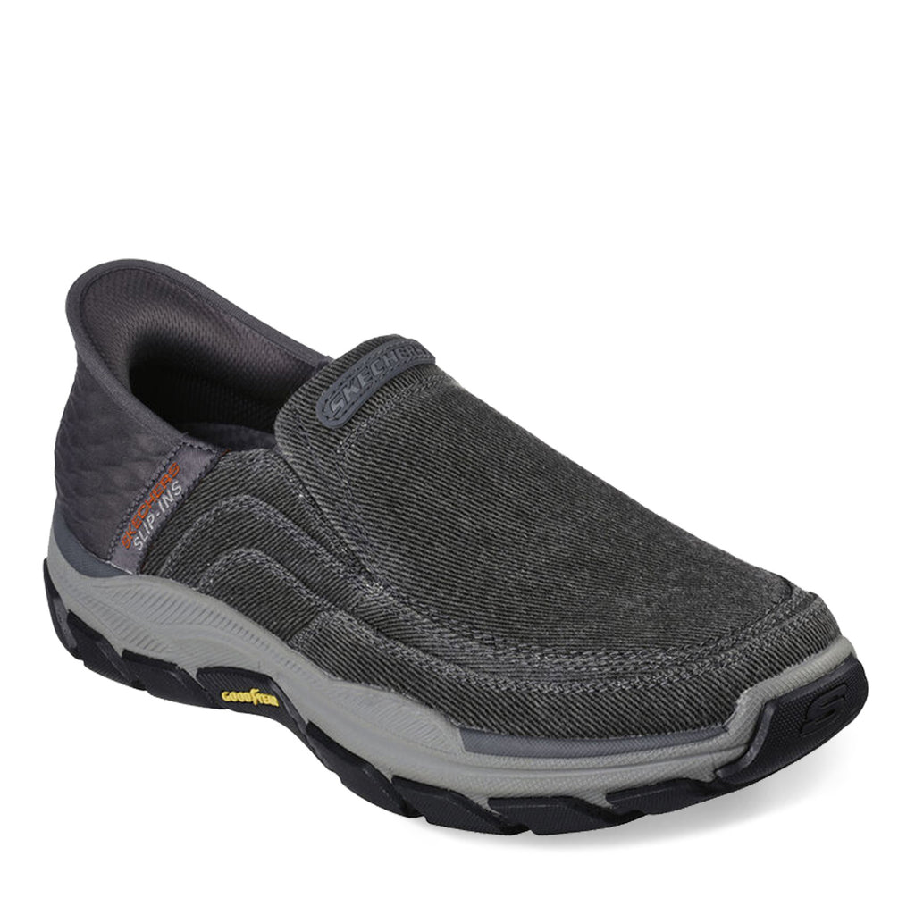 Men's Skechers Slip-ins Relaxed Fit: Respected - Holmgren Slip-On CHARCOAL CANVAS 204809-CHAR