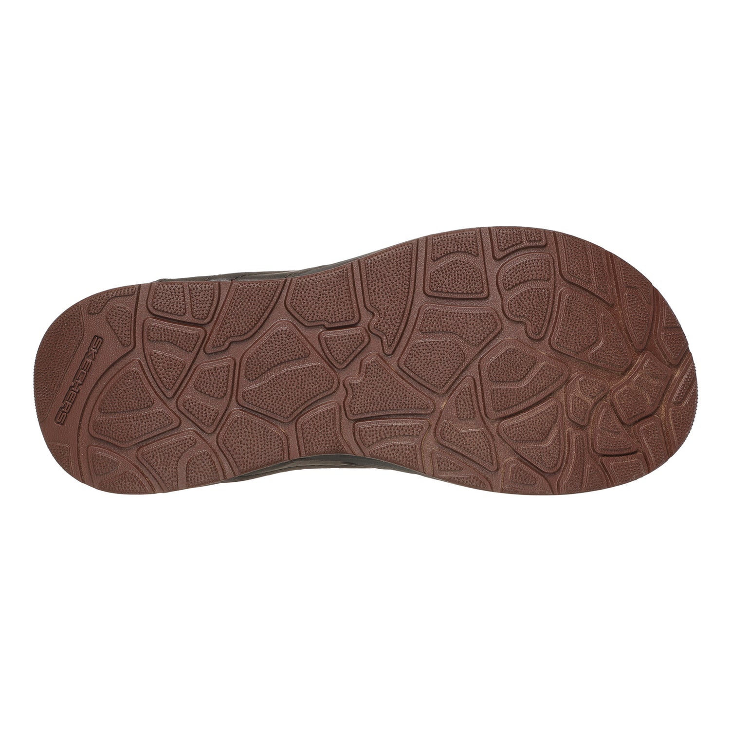 Peltz Shoes  Men's Skechers Relaxed Fit: Supreme - Bosnia Sandal Chocolate 205111-CHOC