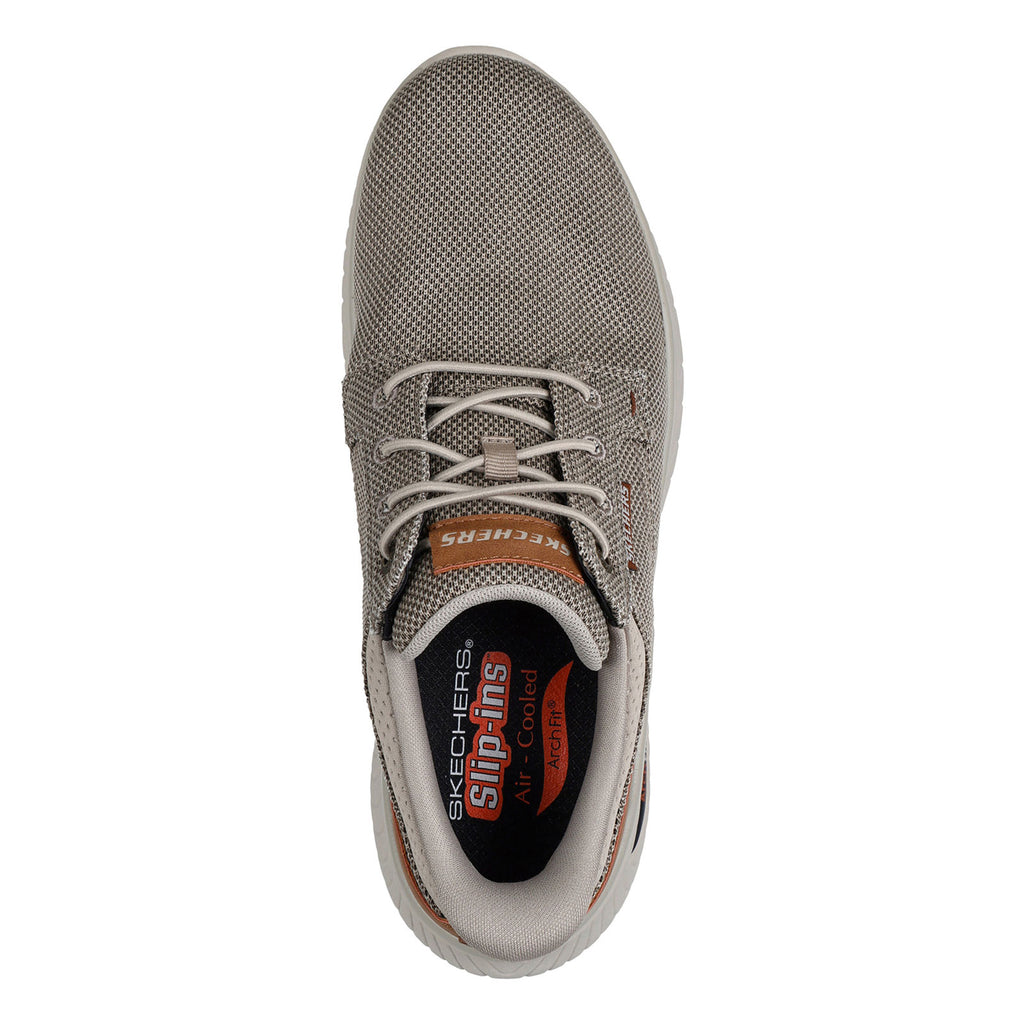 Men's Skechers Slip-ins Relaxed Fit: Arch Fit Crosser - Ruger Sneaker TAUPE 205341-TPE