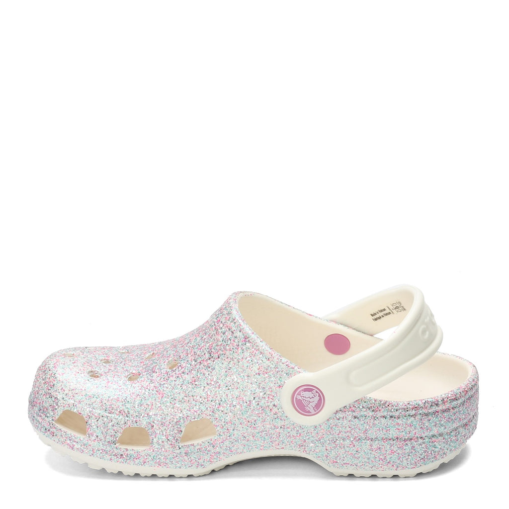 Girl's Crocs, Classic Clog - Little Kid & Big Kid WHITE 205441-159 K