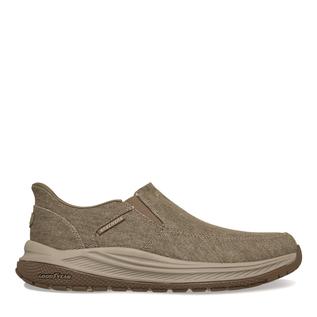 Men's Skechers Slip-ins Relaxed Fit: Meroe - Dayton Slip-On DARK TAUPE 205469-DKTP