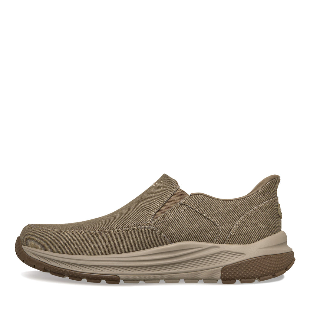 Men's Skechers Slip-ins Relaxed Fit: Meroe - Dayton Slip-On DARK TAUPE 205469-DKTP